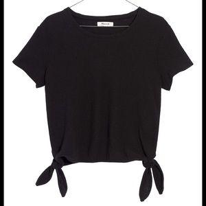 Madewell texture & thread modern side tie top